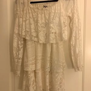 Show Me Your Mumu lace tiered dress